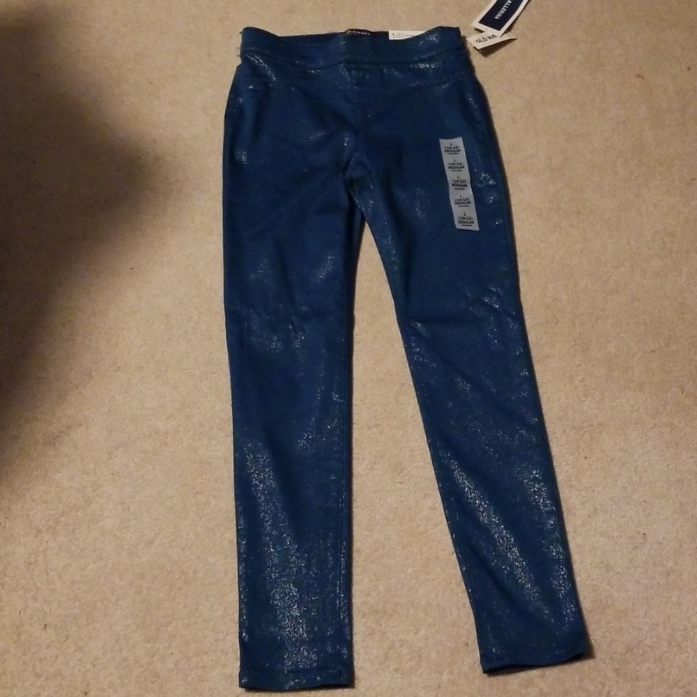 NWT Old Navy Ballerina teal jeggings